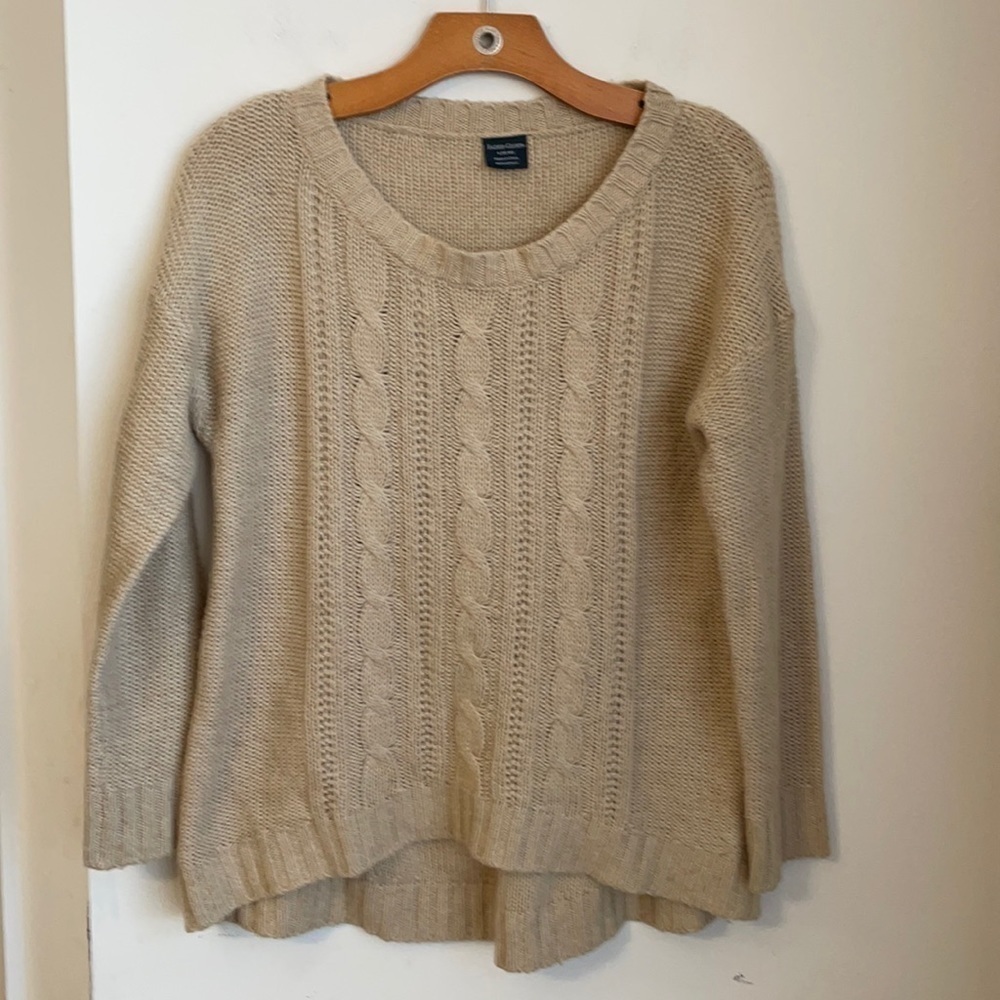 ❤️ 5/$35 Faded Glory tan sweater 12-14